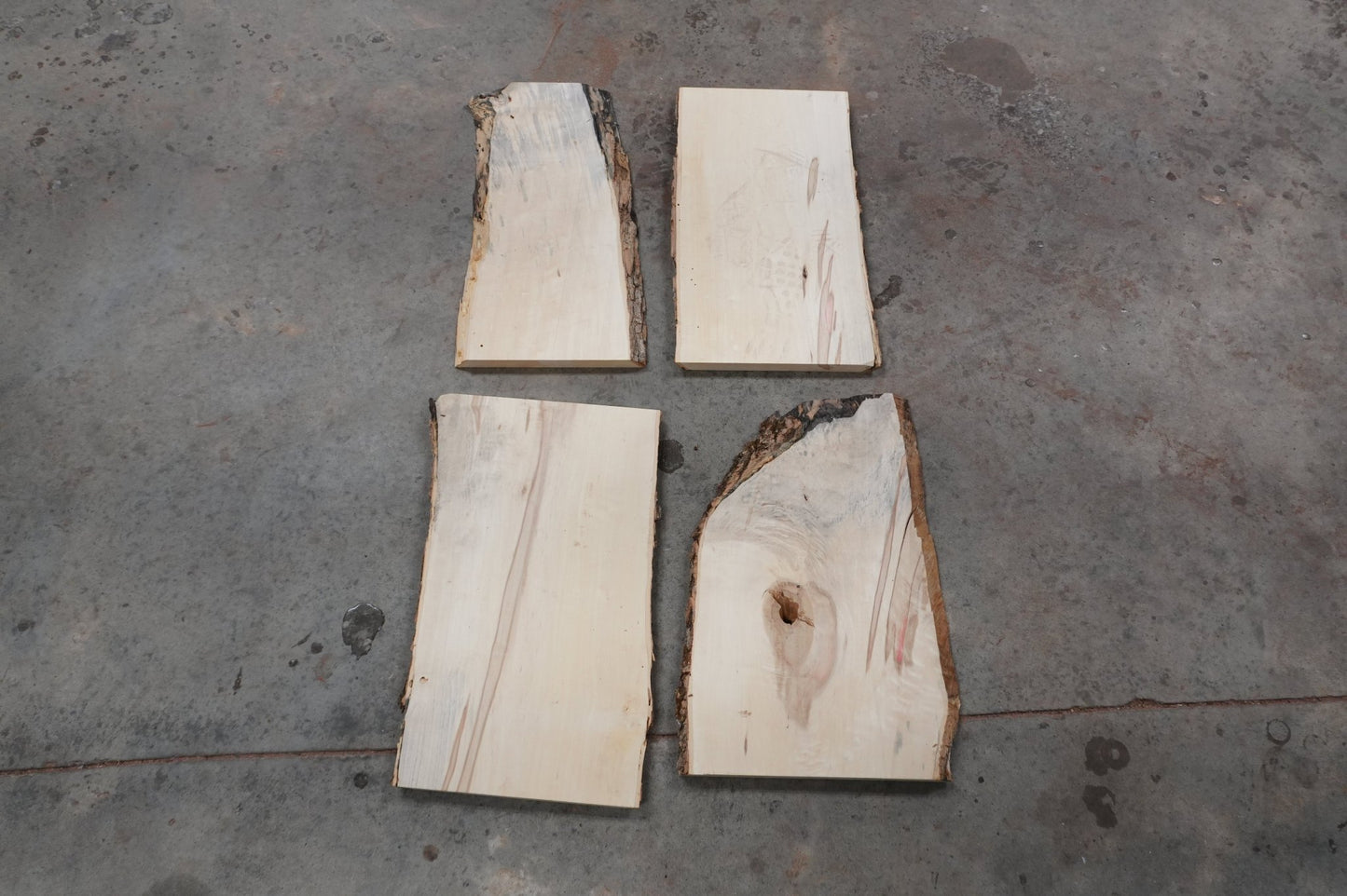 20' Flaming Boxelder Wood Kit Live - Edge - Ol Loggin Sawmill