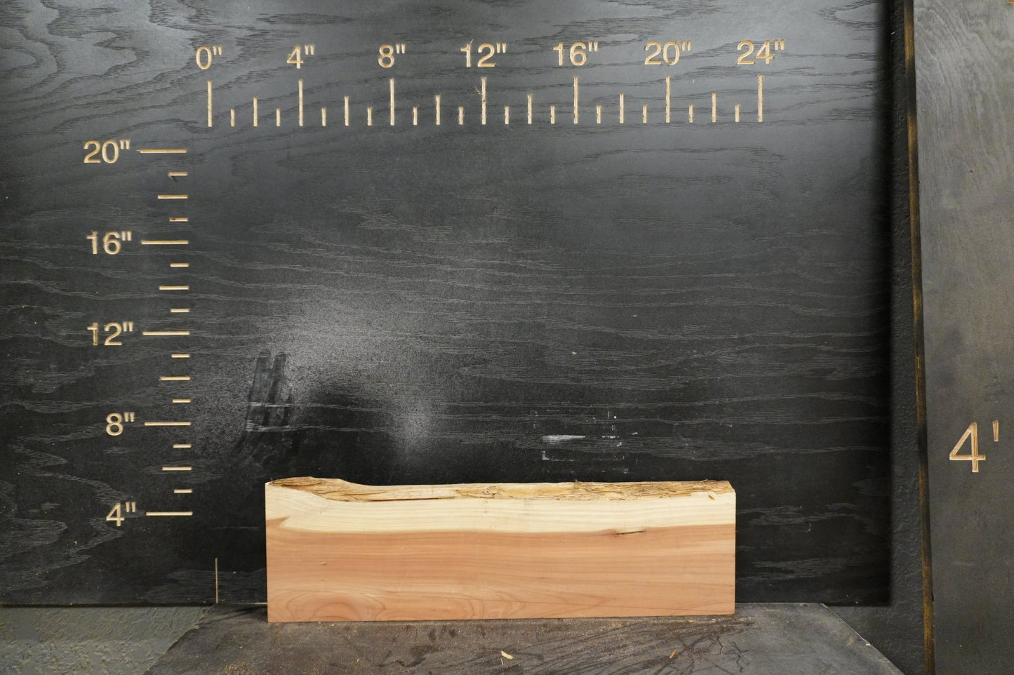 20 - " Walnut & Cedar Wood Kit Live - Edge - Ol Loggin Sawmill
