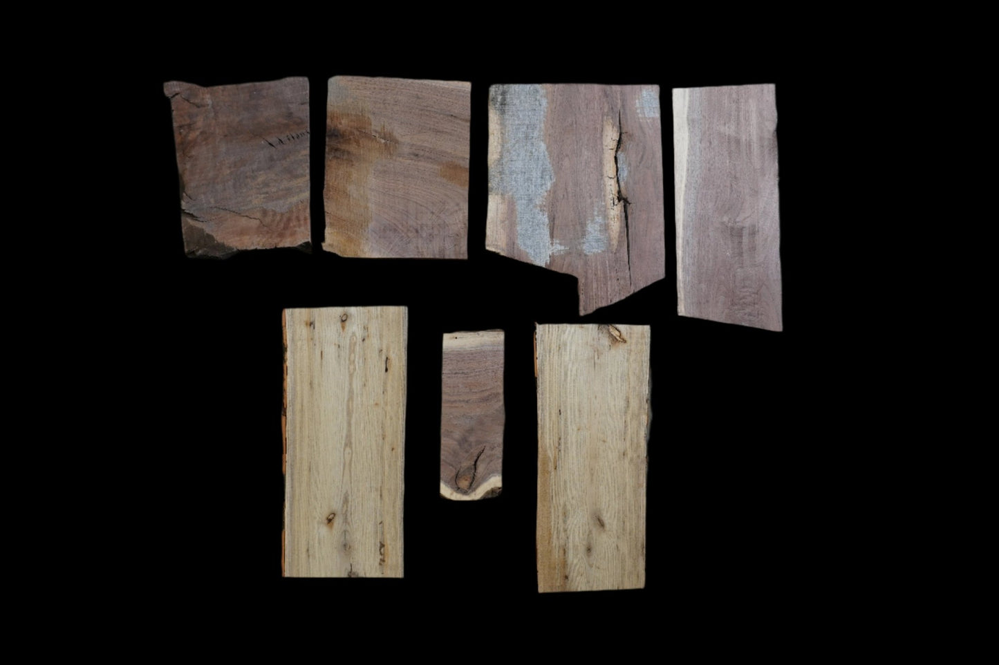 20" Walnut & Elm Mixed Scrap Kit - Ol Loggin Sawmill
