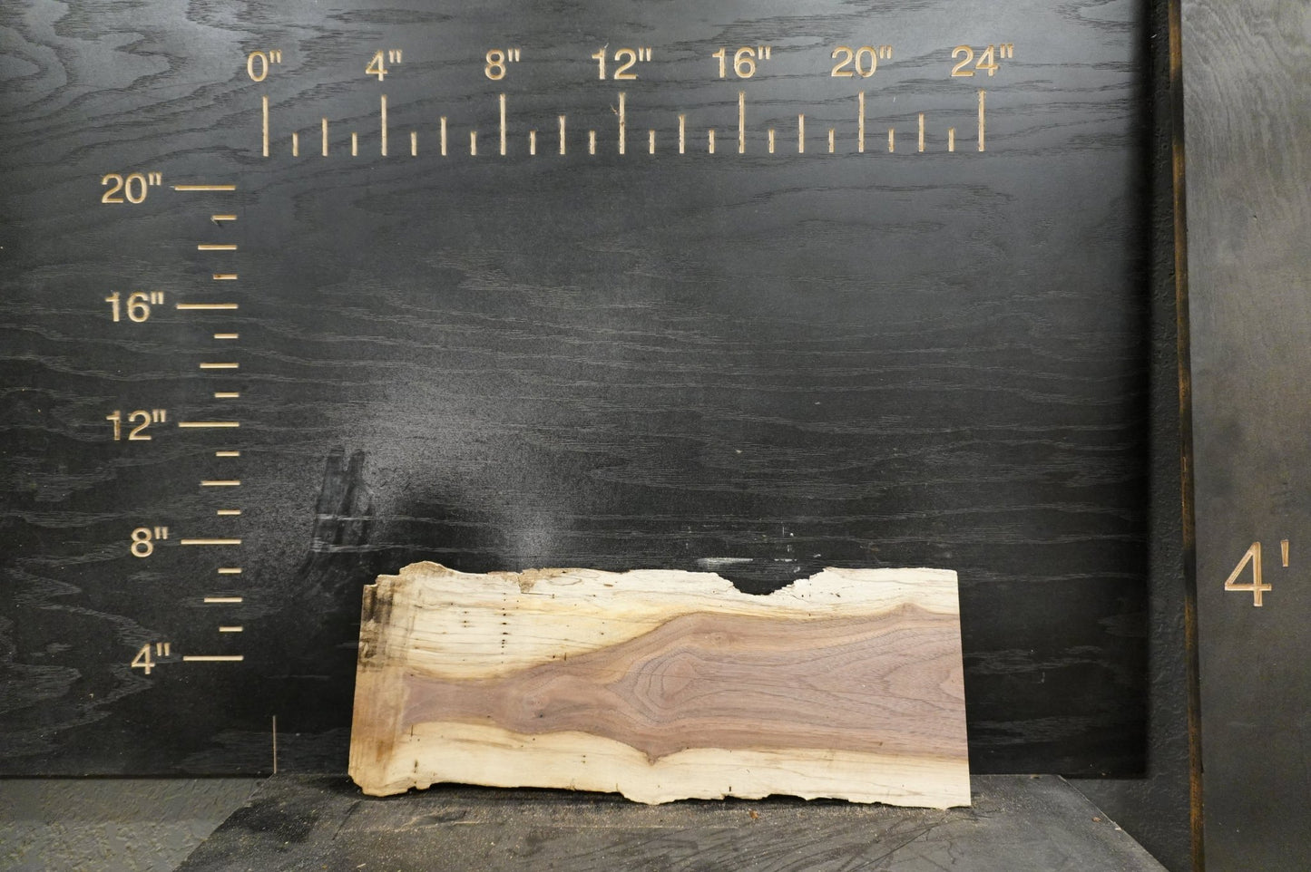 20 - " Walnut, Hickory & Maple Wood Kit Live - Edge - Ol Loggin Sawmill