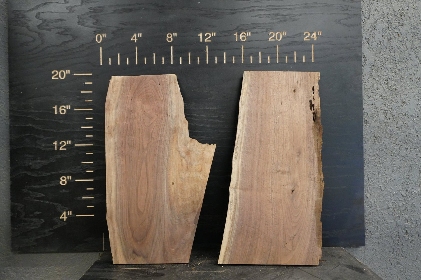 20 - " Walnut, Maple & Cedar Wood Kit Live - Edge - Ol Loggin Sawmill