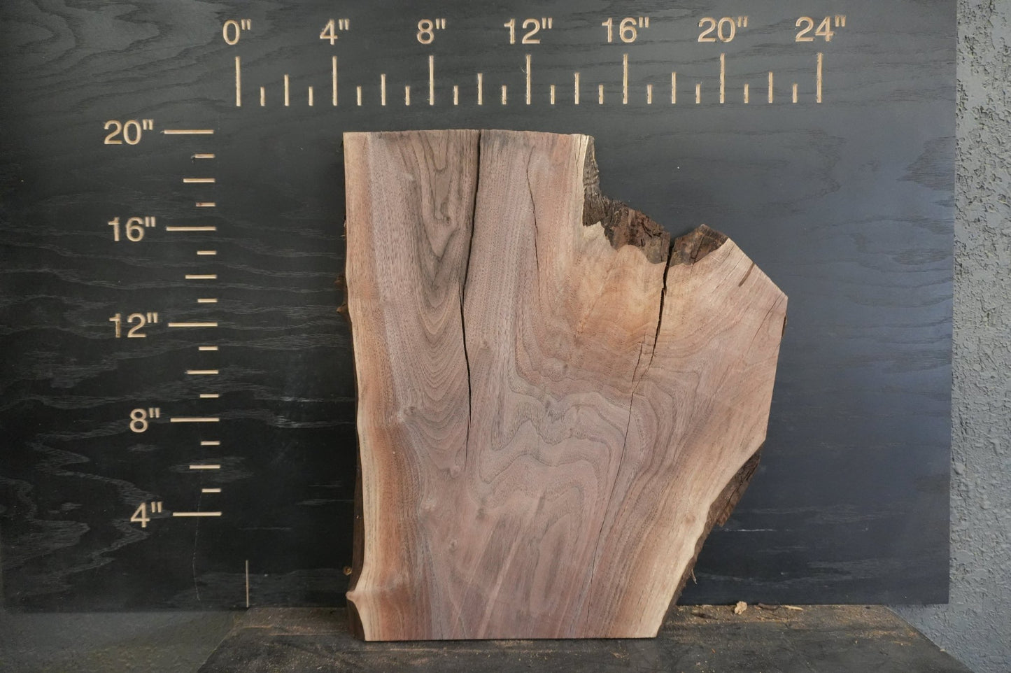 20 - " Walnut Wood Kit Live - Edge - Ol Loggin Sawmill