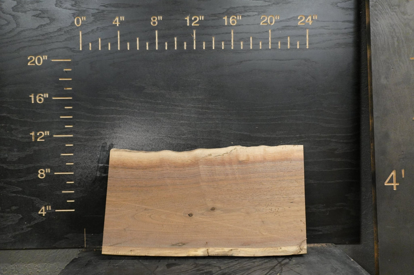 20 - " Walnut Wood Kit Live - Edge (large Pieces) - Ol Loggin Sawmill
