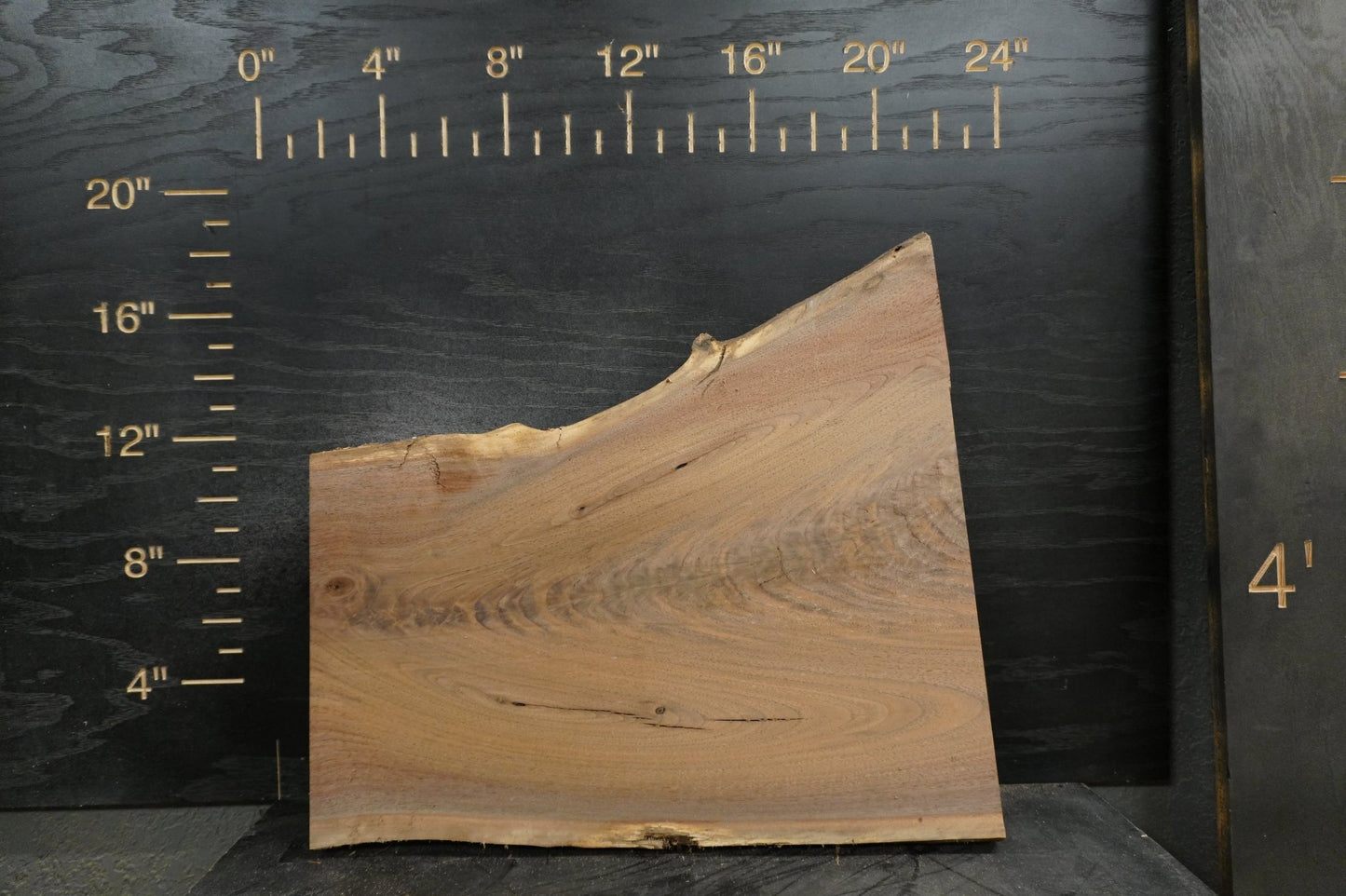20 - " Walnut Wood Kit Live - Edge (large Pieces) - Ol Loggin Sawmill