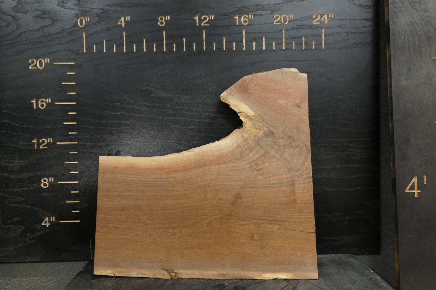 20 - " Walnut Wood Kit Live - Edge (large Pieces) - Ol Loggin Sawmill