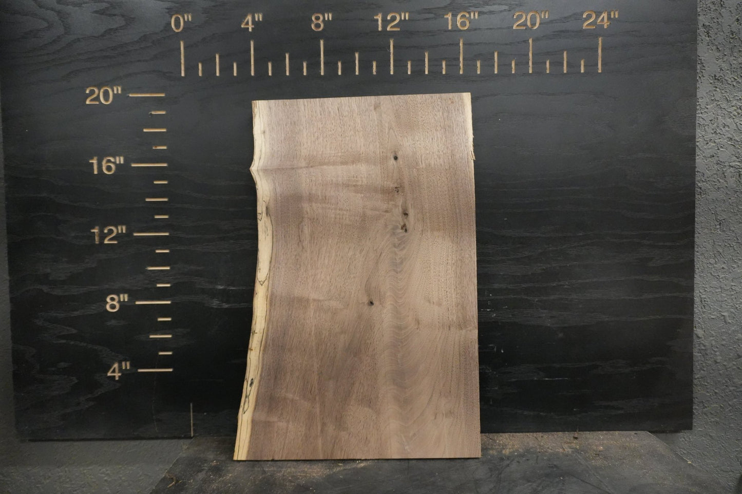 20 - " Walnut Wood Kit Live - Edge (large Pieces) - Ol Loggin Sawmill