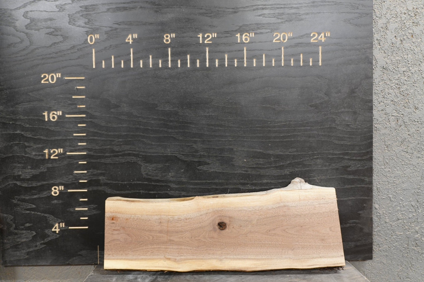24" Walnut, Cherry, Elm, Maple, Cedar, Boxelder Wood Kit Live - Edge - Ol Loggin Sawmill