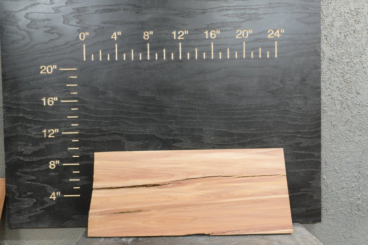 24" Walnut, Cherry, Elm, Maple, Cedar, Boxelder Wood Kit Live - Edge - Ol Loggin Sawmill