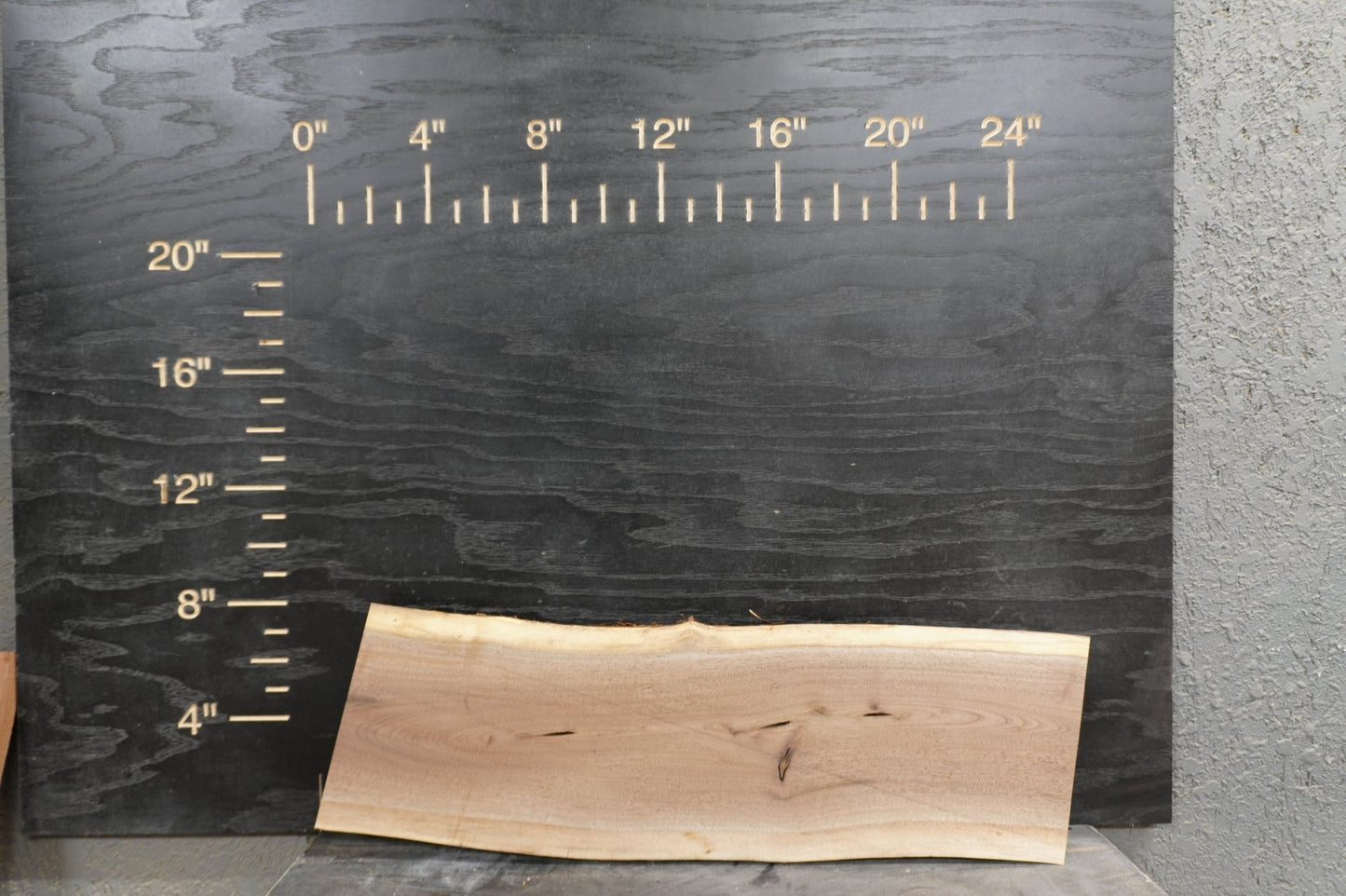 24" Walnut, Cherry, Elm, Maple, Cedar, Boxelder Wood Kit Live - Edge - Ol Loggin Sawmill