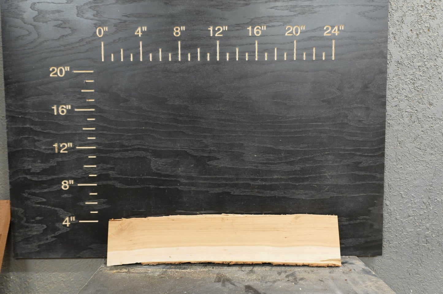 24" Walnut, Cherry, Elm, Wood Kit Live - Edge - Ol Loggin Sawmill