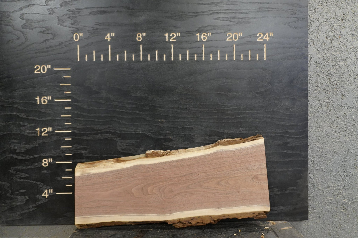 24" Walnut & Elm Dimensional Wood Kit Live - Edge - Ol Loggin Sawmill