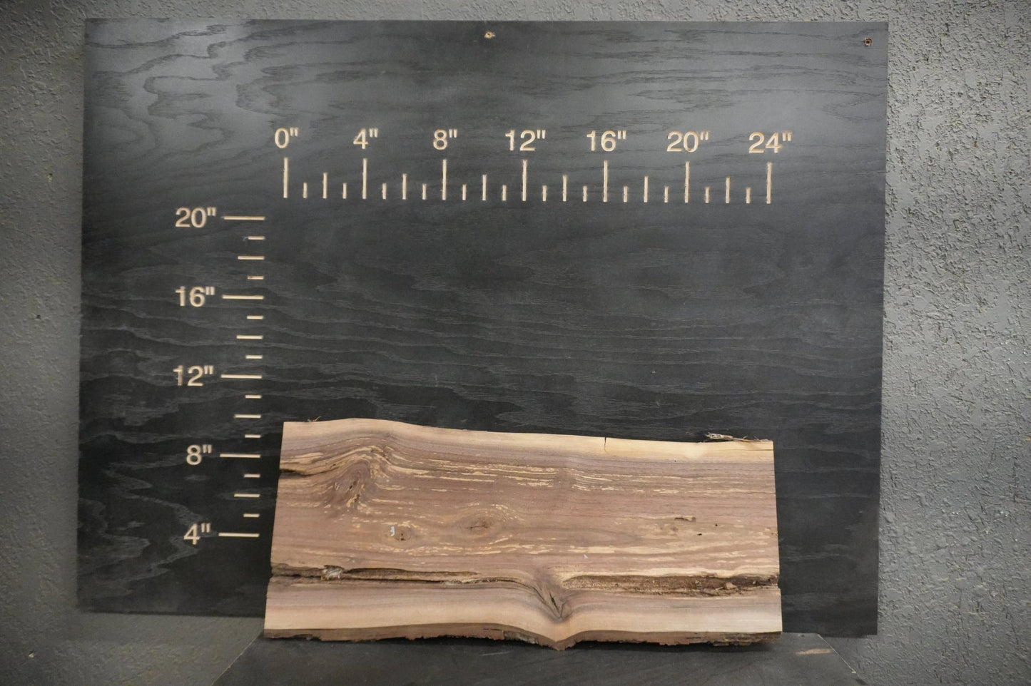 24" Walnut & Elm Dimensional Wood Kit Live - Edge - Ol Loggin Sawmill
