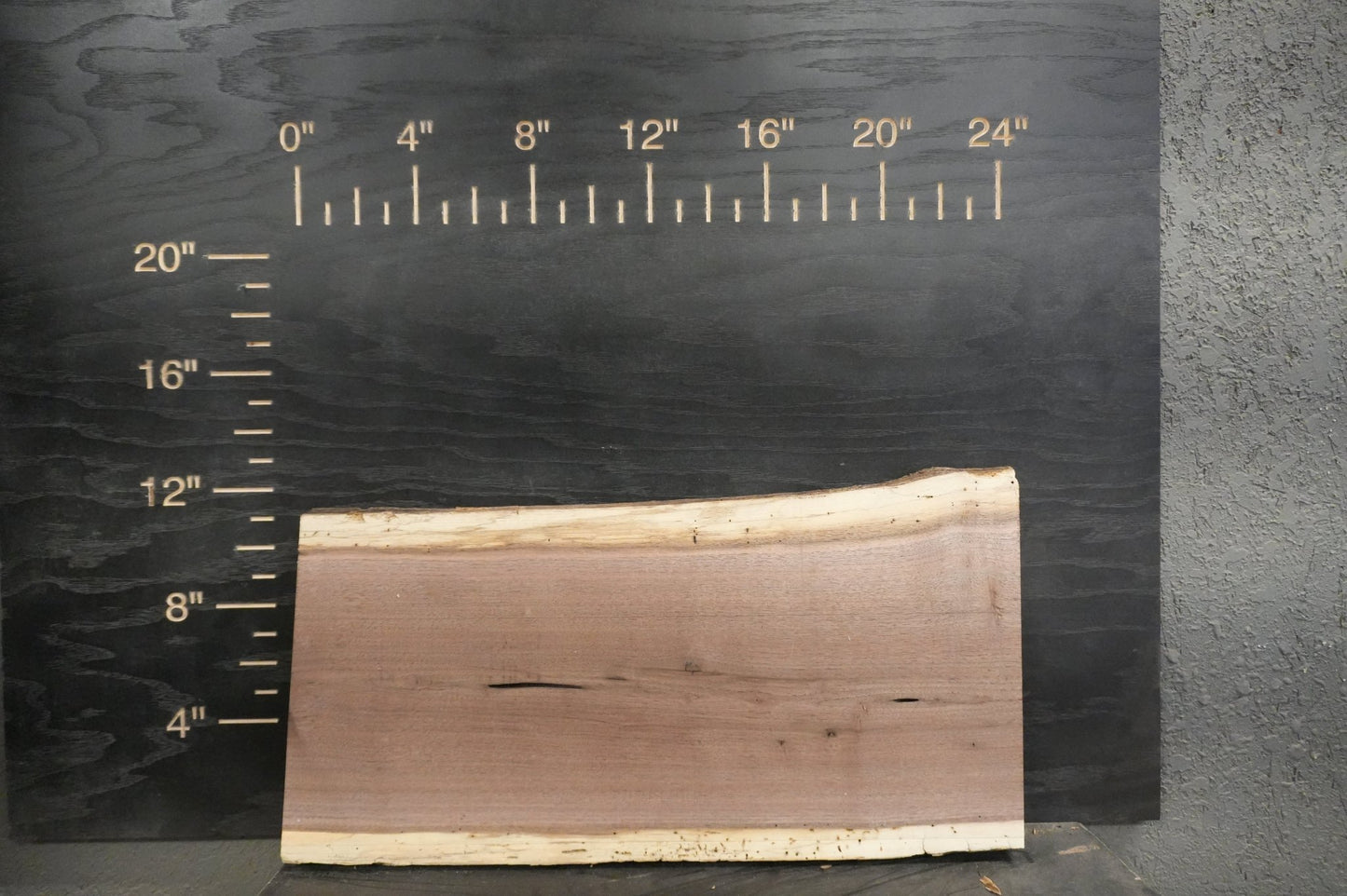 24" Walnut & Elm Dimensional Wood Kit Live - Edge - Ol Loggin Sawmill