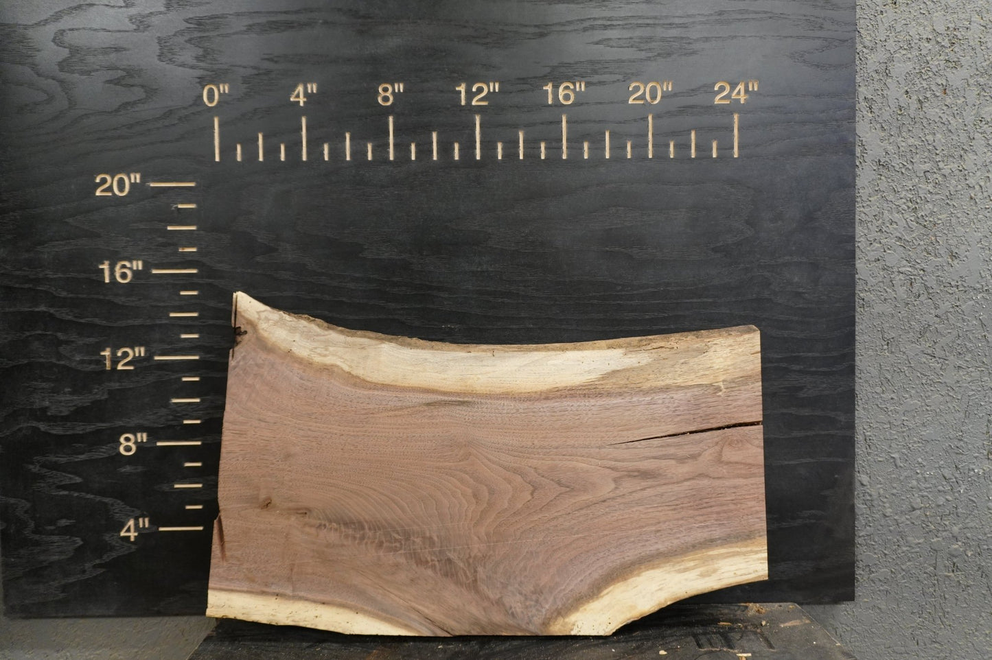 24" Walnut & Elm Dimensional Wood Kit Live - Edge - Ol Loggin Sawmill