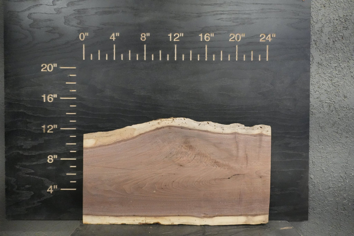 24" Walnut & Elm Dimensional Wood Kit Live - Edge - Ol Loggin Sawmill
