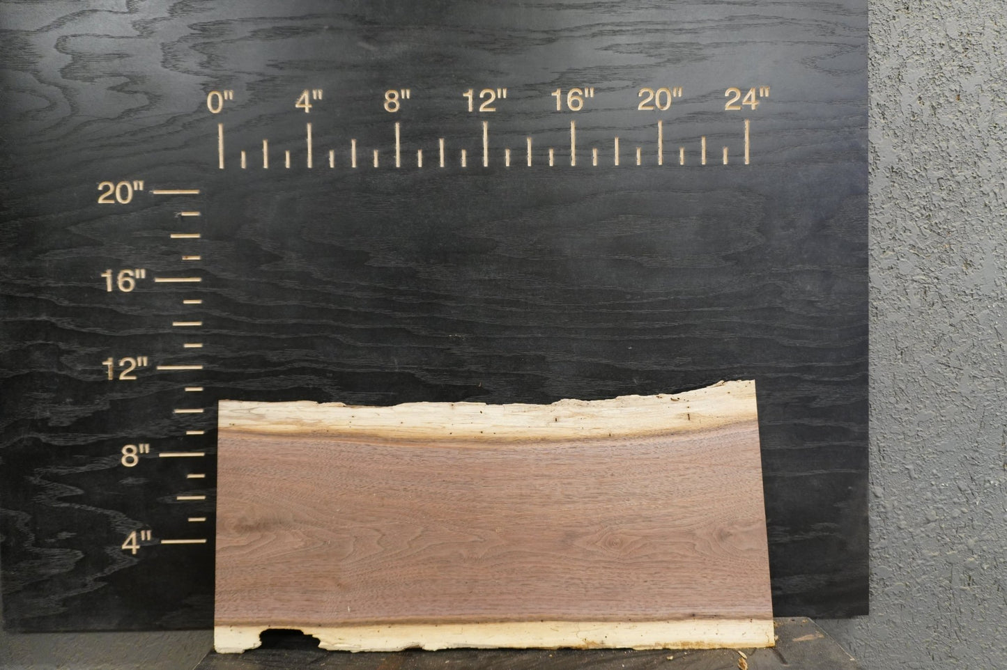24" Walnut & Elm Dimensional Wood Kit Live - Edge - Ol Loggin Sawmill