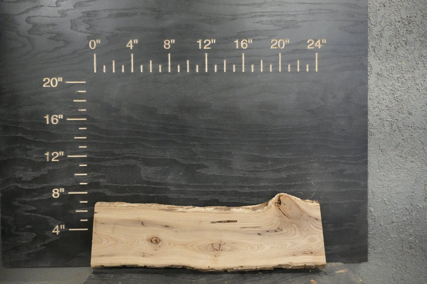 24" Walnut & Elm Dimensional Wood Kit Live - Edge - Ol Loggin Sawmill