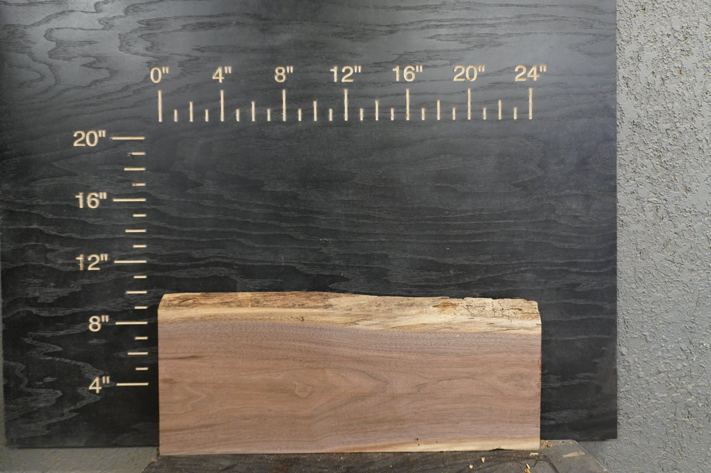 24" Walnut & Elm Dimensional Wood Kit Live - Edge - Ol Loggin Sawmill
