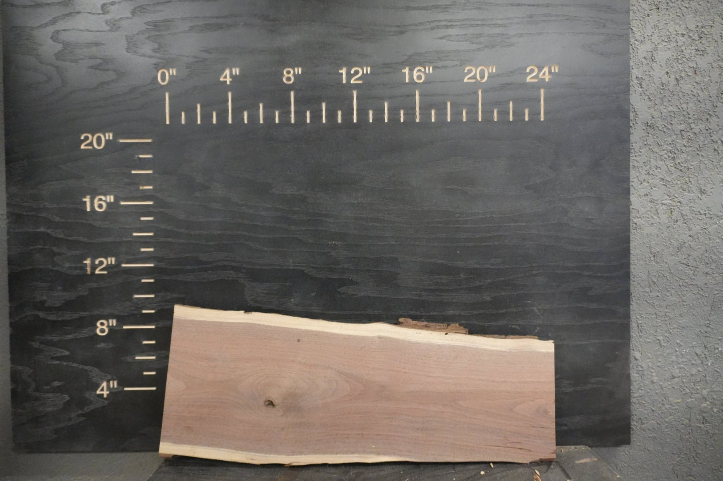 24" Walnut & Elm Dimensional Wood Kit Live - Edge - Ol Loggin Sawmill