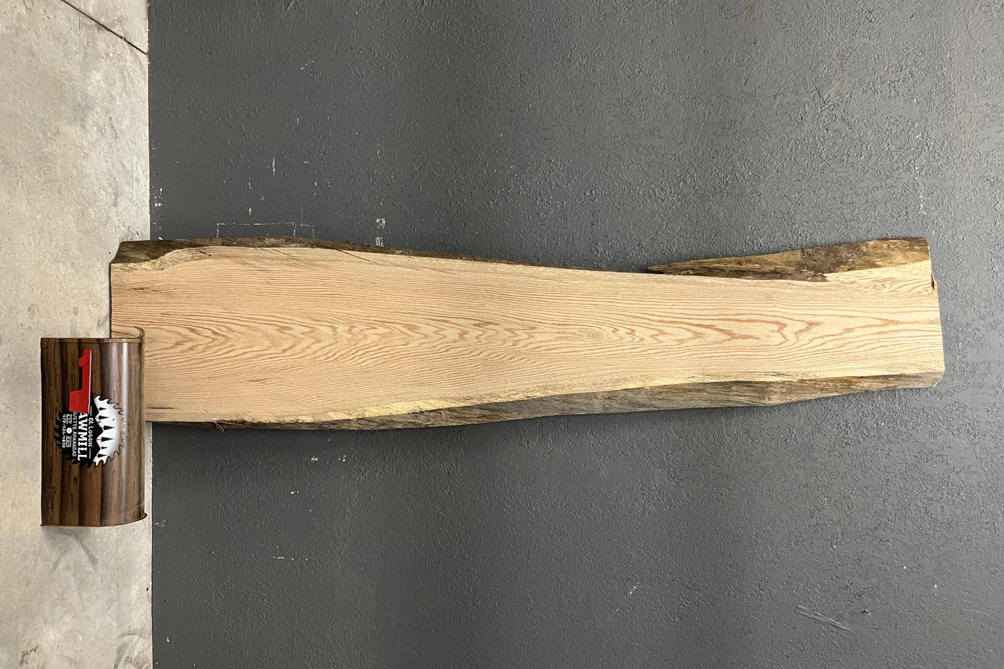 Red Oak Live Edge Wood Slab - 36 BF