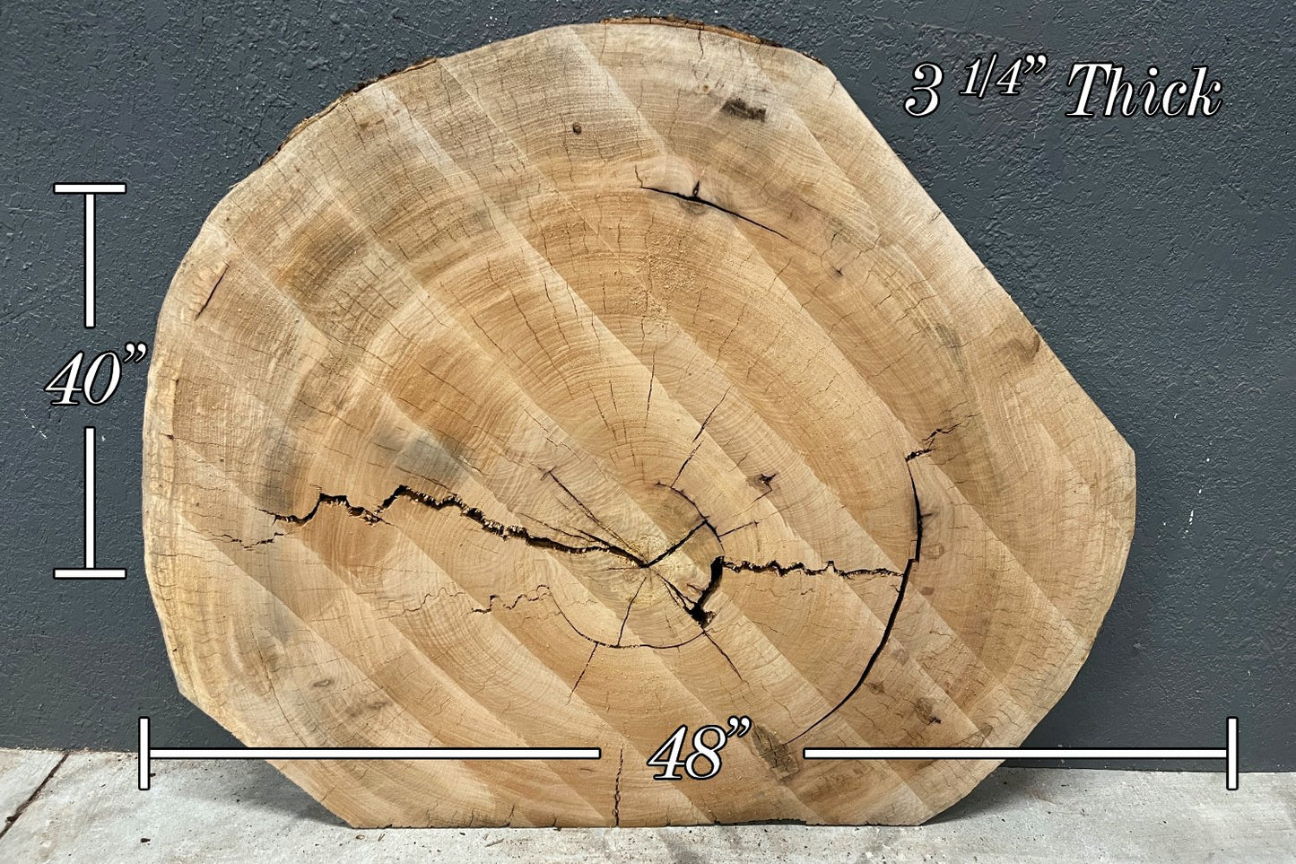 Pecan Wood Slab Cookie - 41.9 BF - My Store