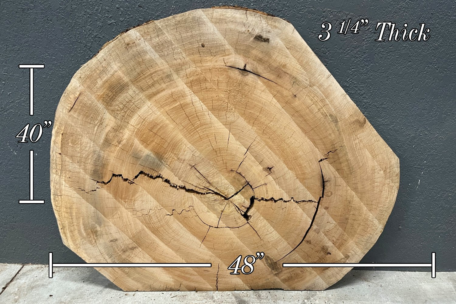 Pecan Wood Slab Cookie - 41.9 BF - My Store