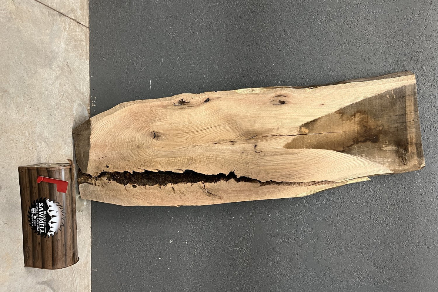 Red Oak Live Edge Wood Slab - 33 BF - My Store