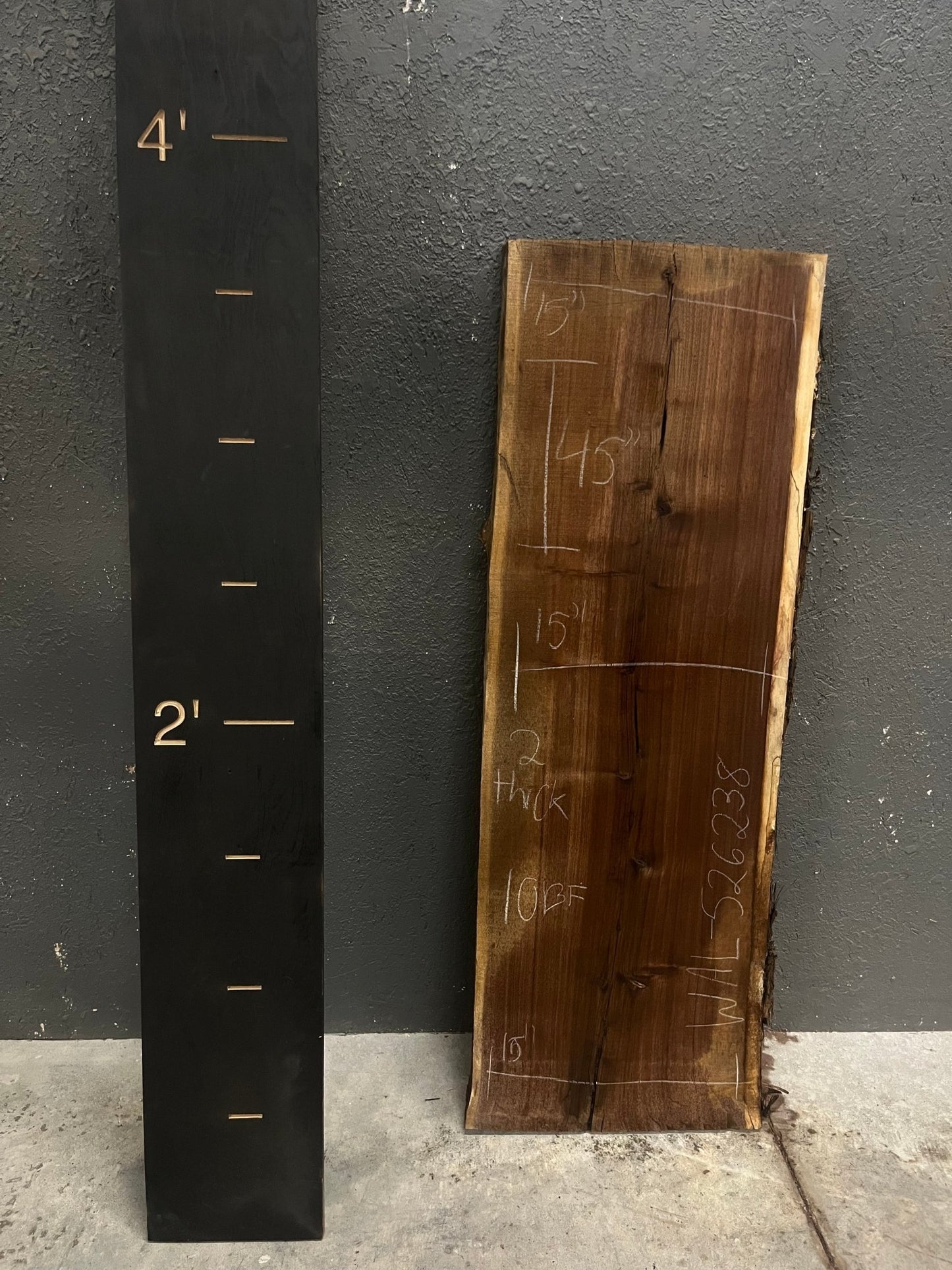 Walnut Live Edge Wood Slab - 10BF - Ol Loggin Sawmill