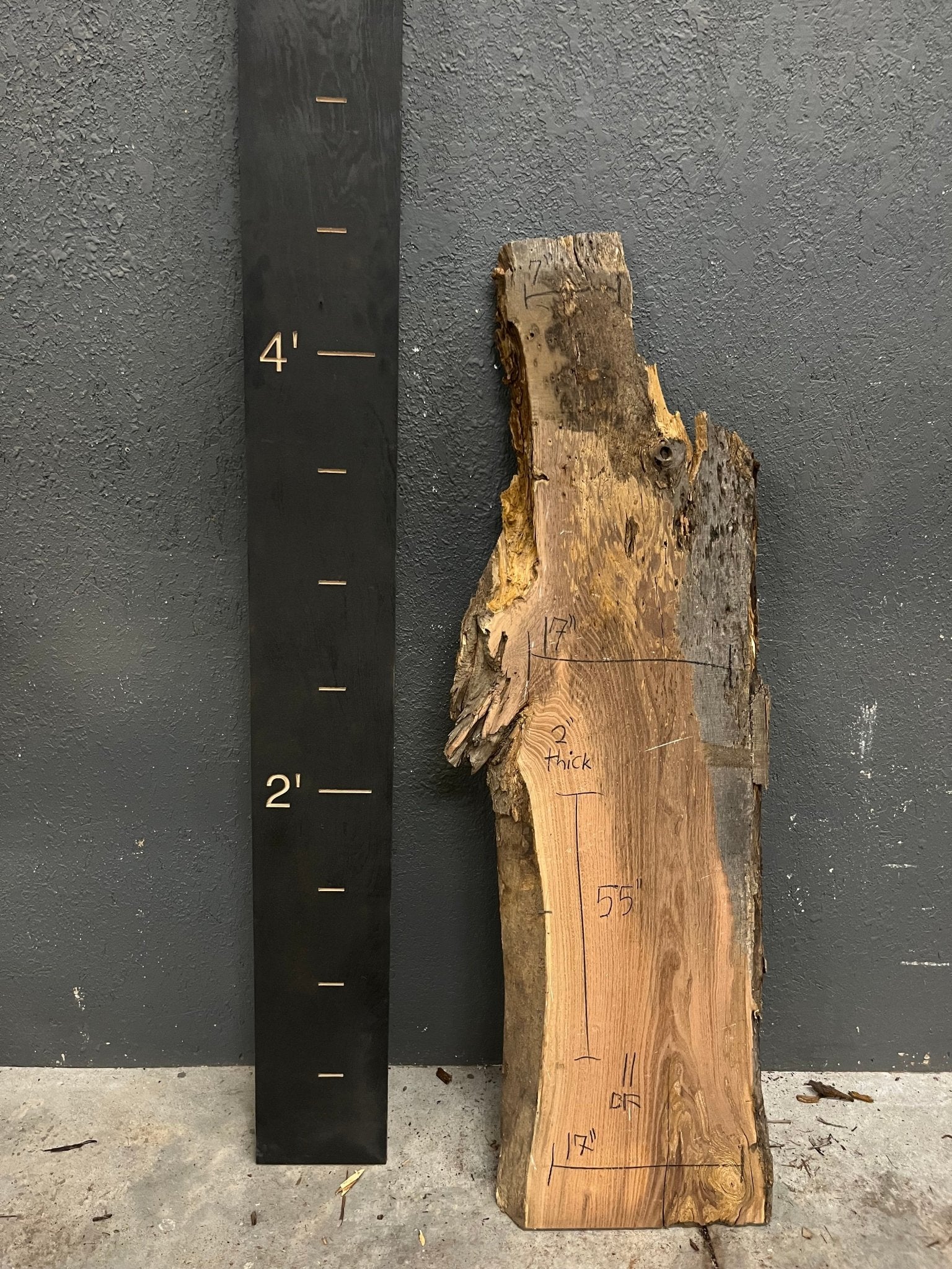 Walnut Live Edge Wood Slab 11BF - Ol Loggin Sawmill