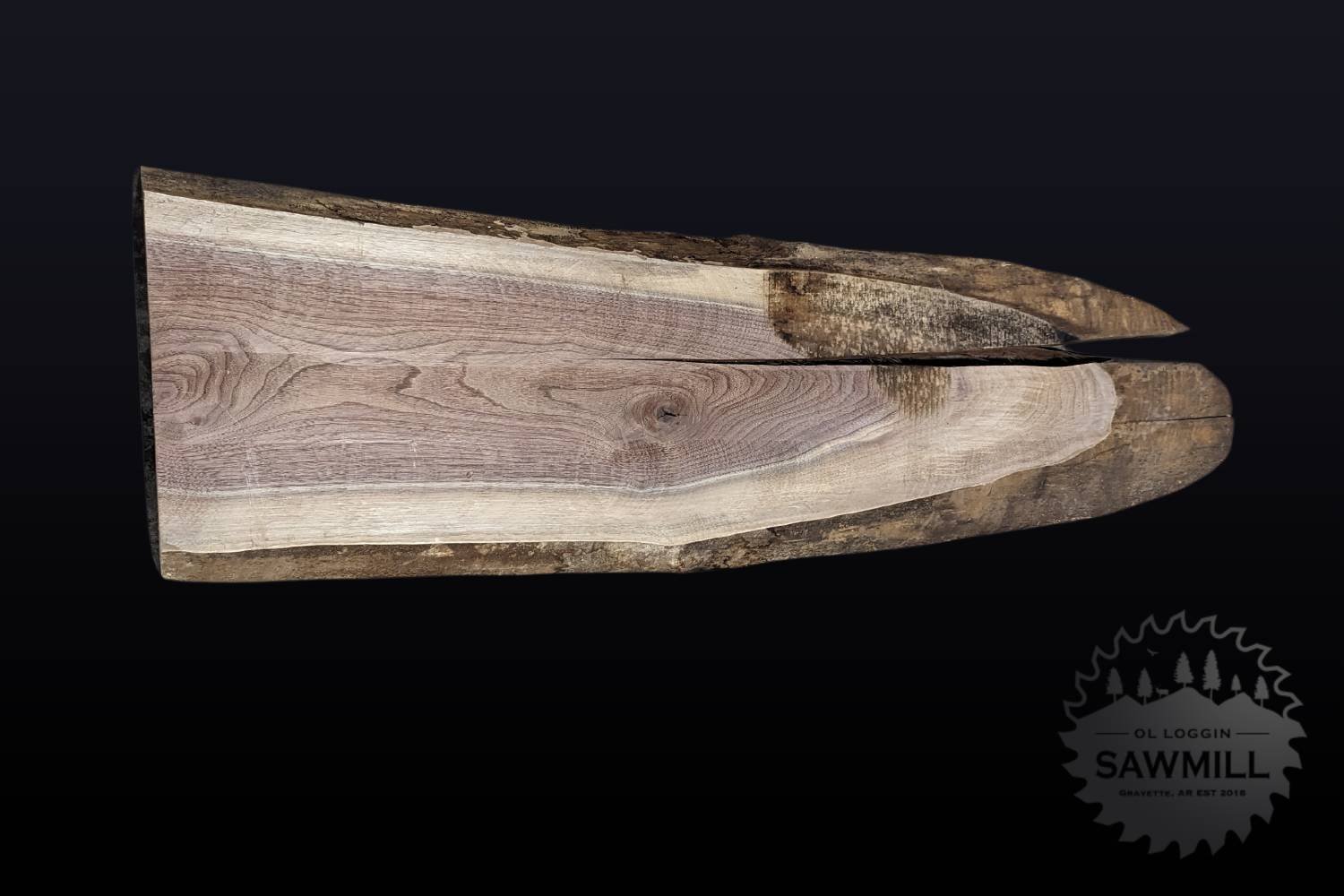 Walnut Live Edge Wood Slab - 19.4 BF - My Store