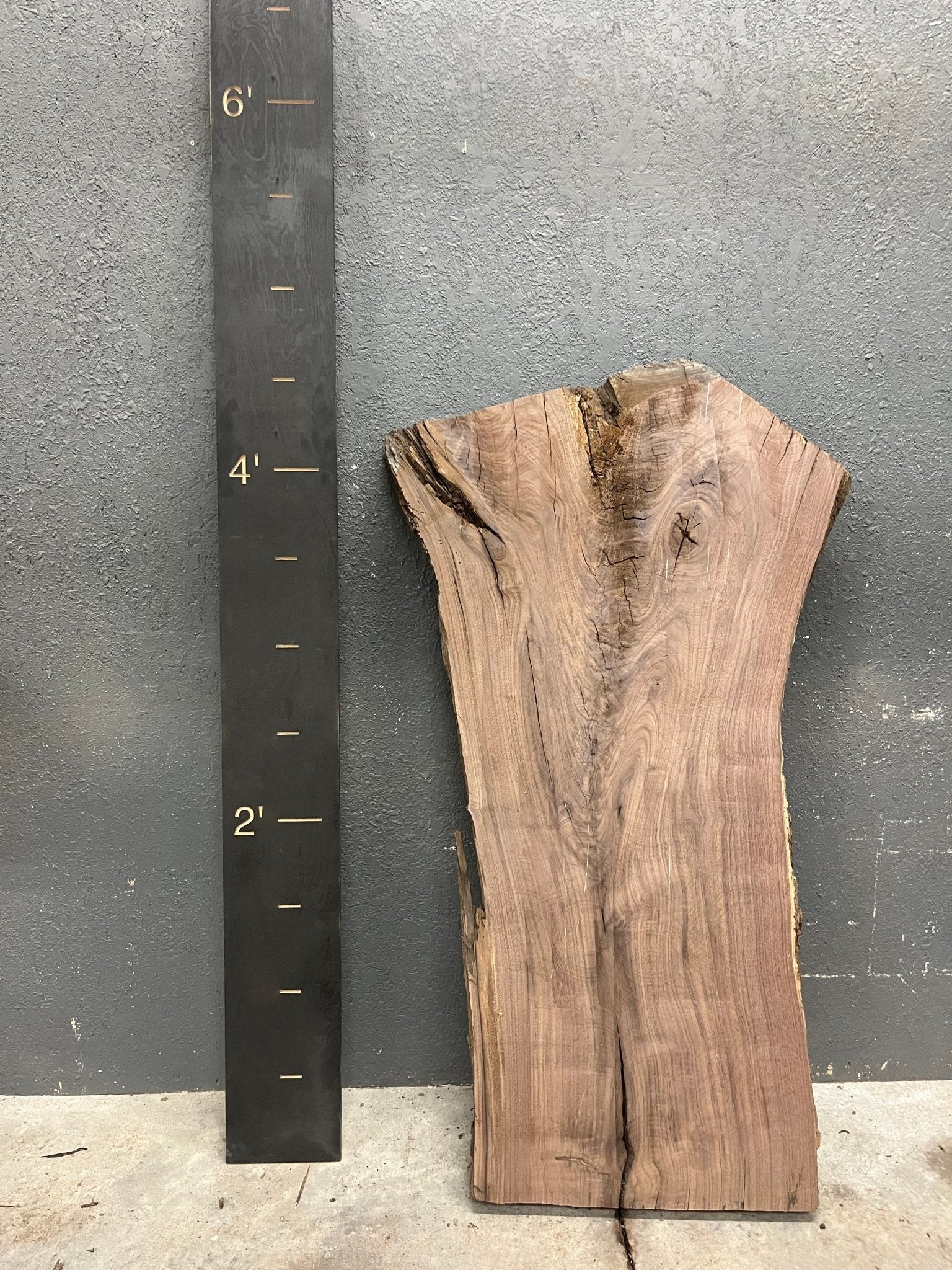 Walnut Live Edge Wood Slab 21BF - Ol Loggin Sawmill