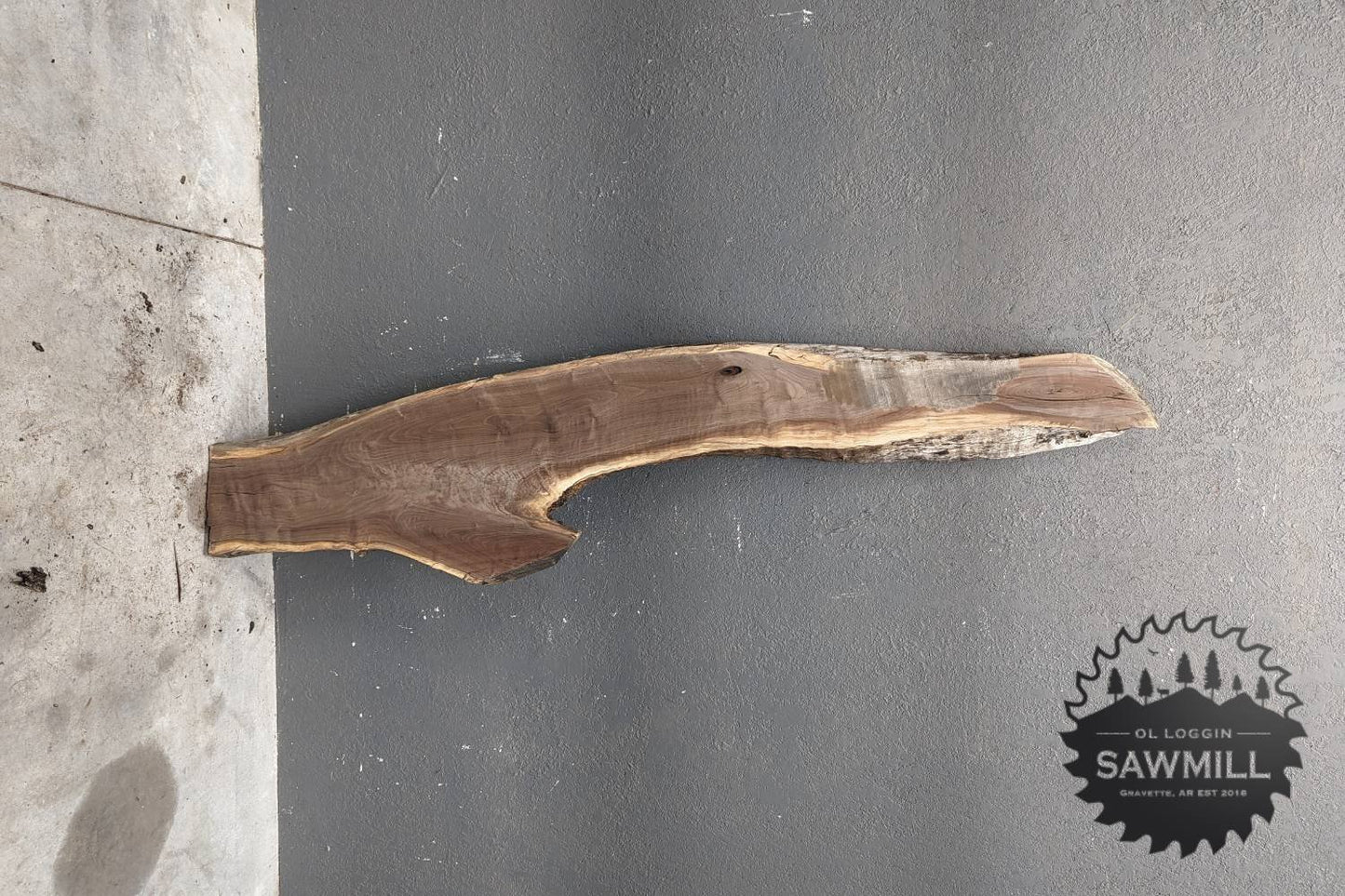 Walnut Live Edge Wood Slab - 22.4 BF - My Store