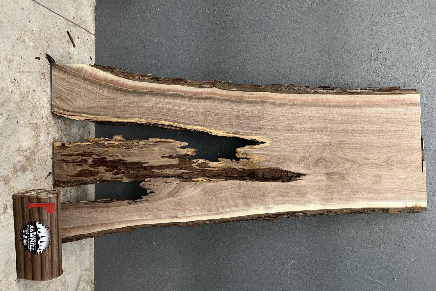 Walnut Live Edge Wood Slab - 69 BF - My Store