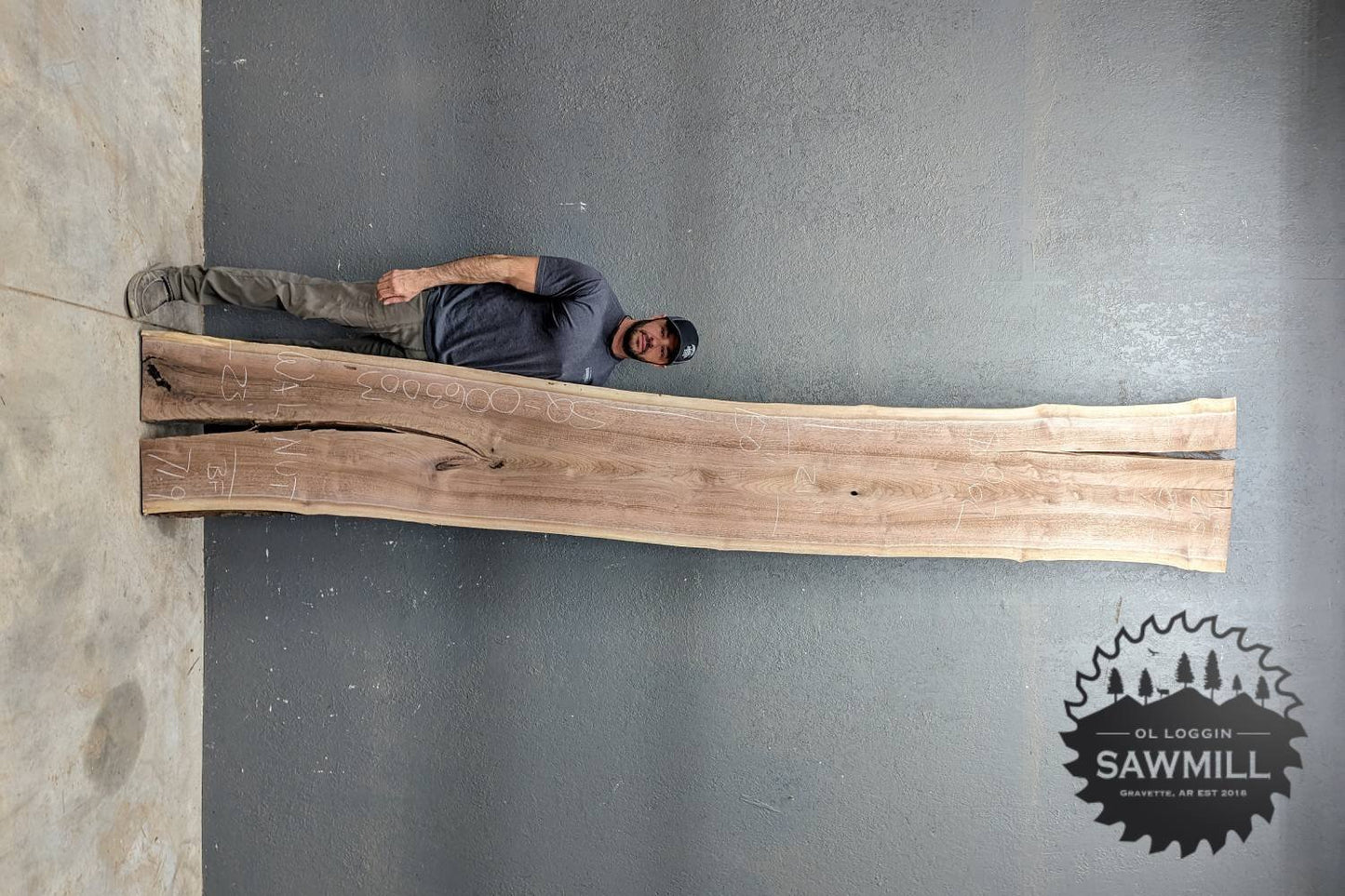 Walnut Live Edge Wood Slab - 71.9 BF - My Store