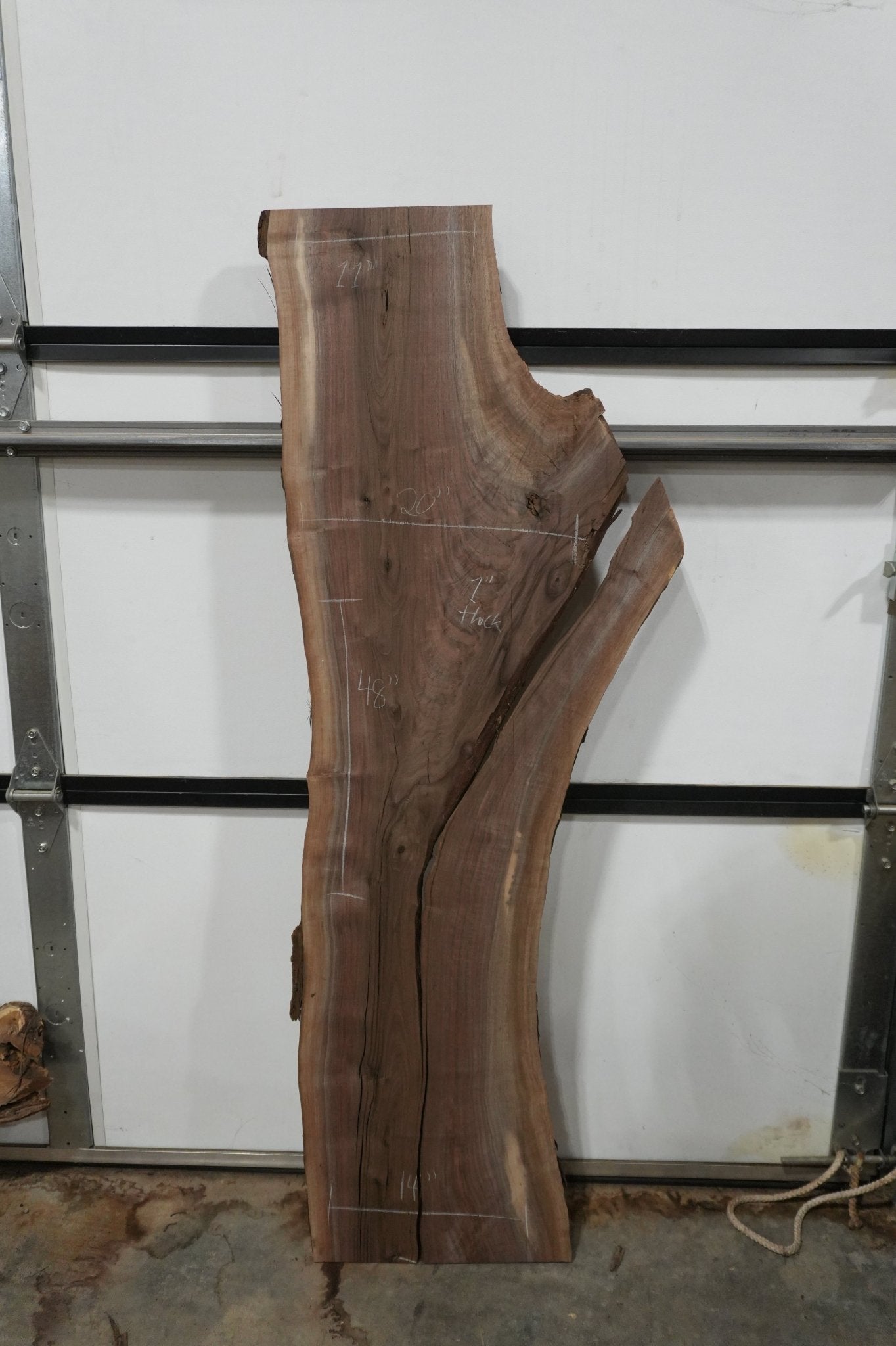 Walnut Live Edge Wood Slab - Ol Loggin Sawmill