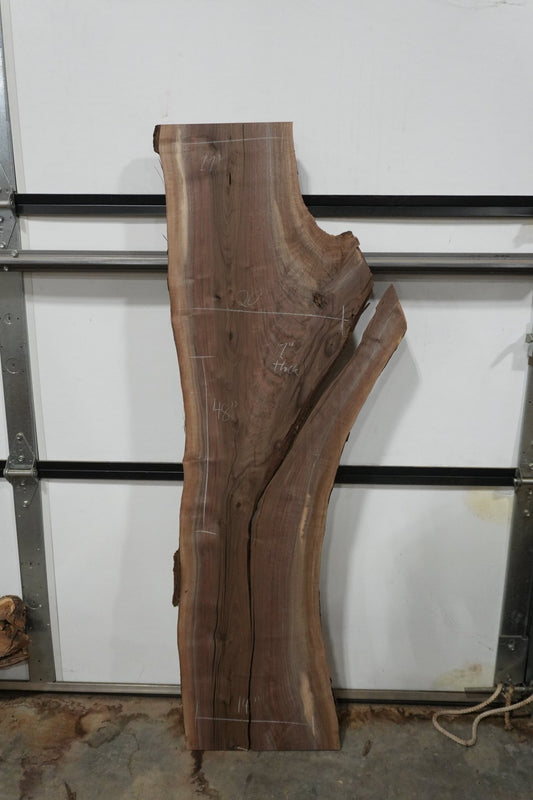 Walnut Live Edge Wood Slab - Ol Loggin Sawmill