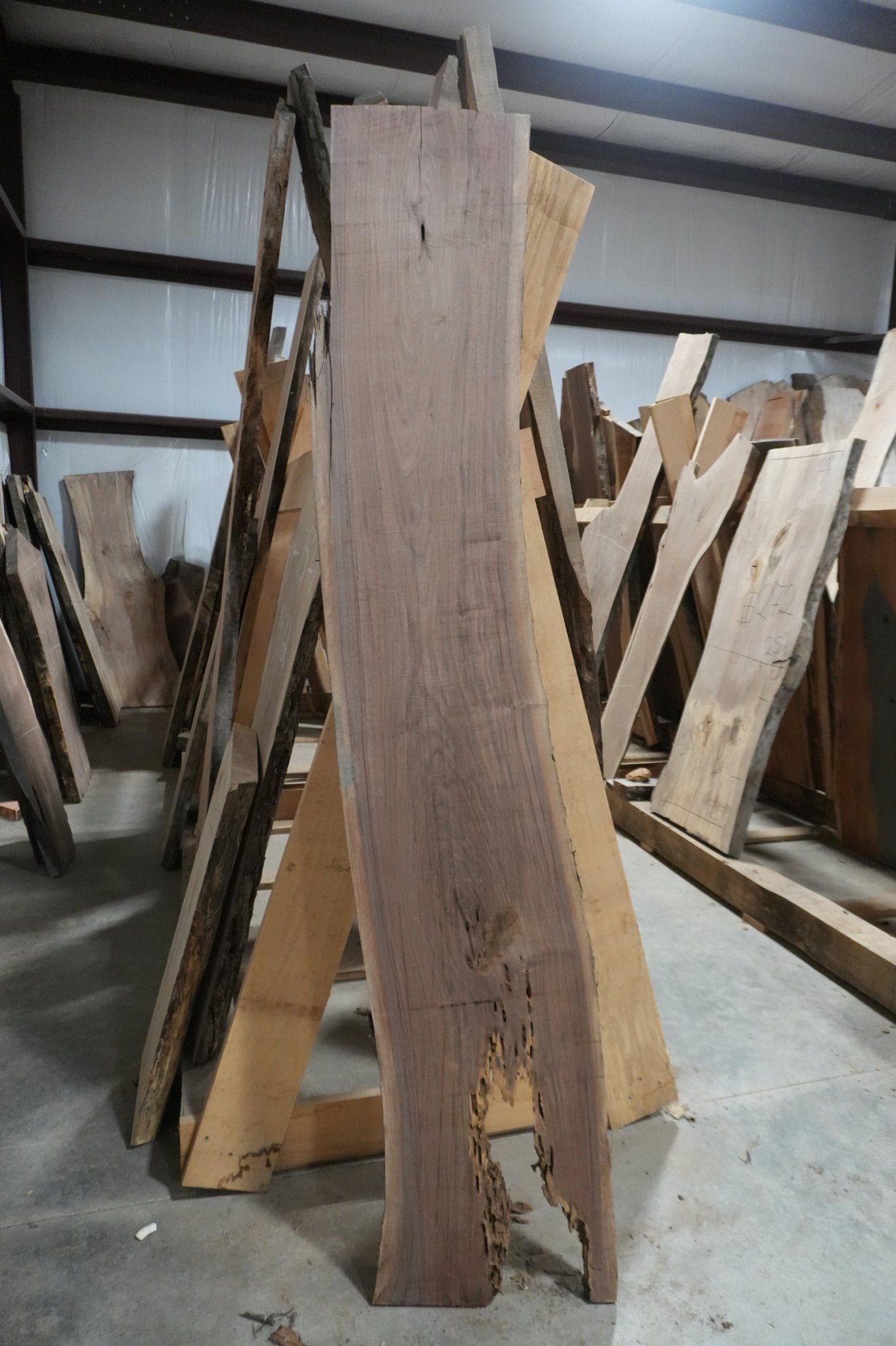 Walnut Slab 9.7 BF - Ol Loggin Sawmill