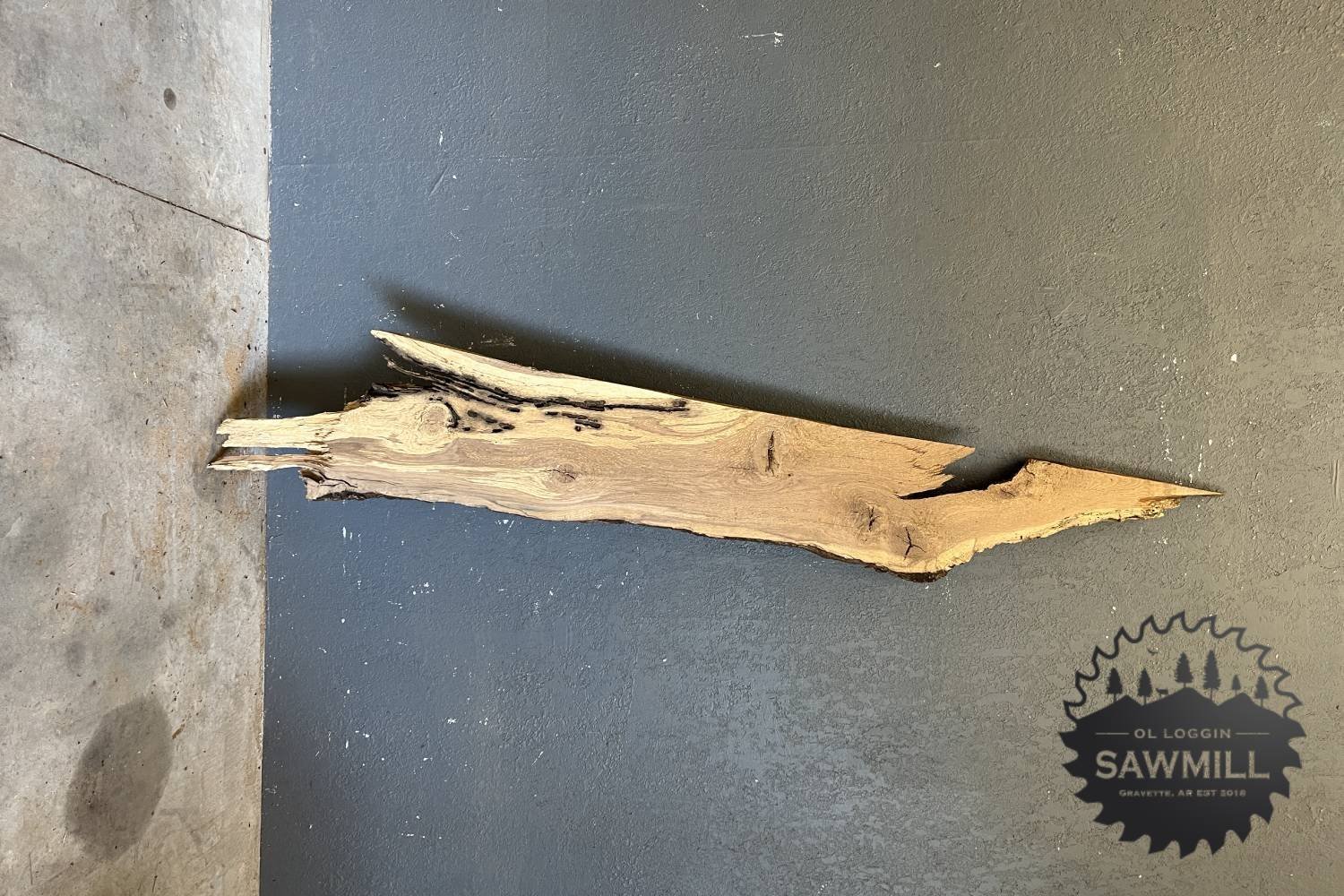 White Oak Live Edge Wood Slab - 19.1 BF - My Store