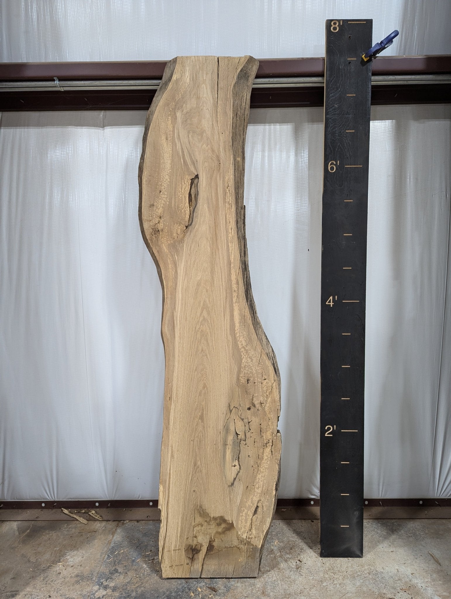 White Oak Live Edge Wood Slab - 31 BF - Ol Loggin Sawmill