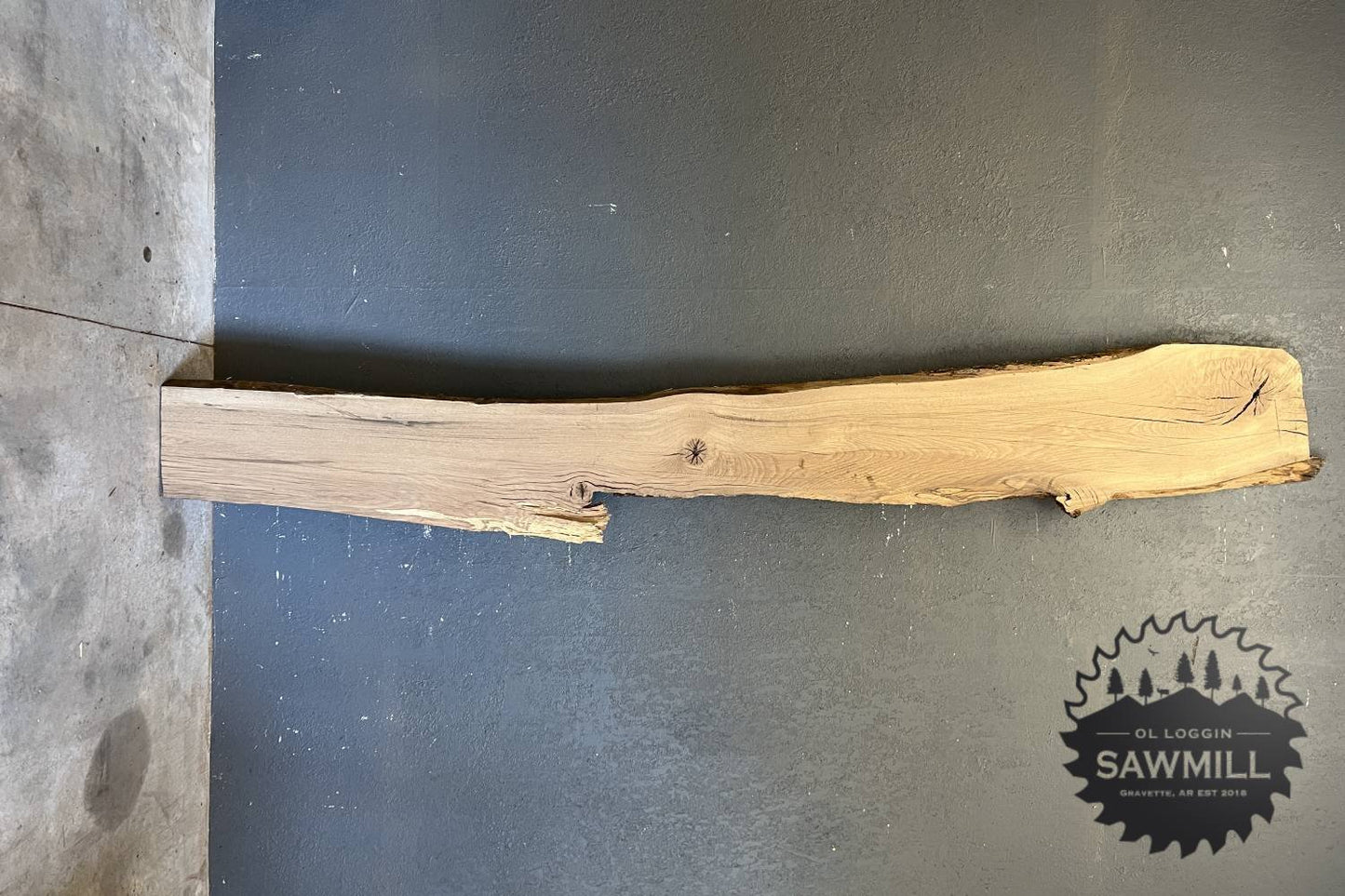 White Oak Live Edge Wood Slab - 51.3 BF - My Store