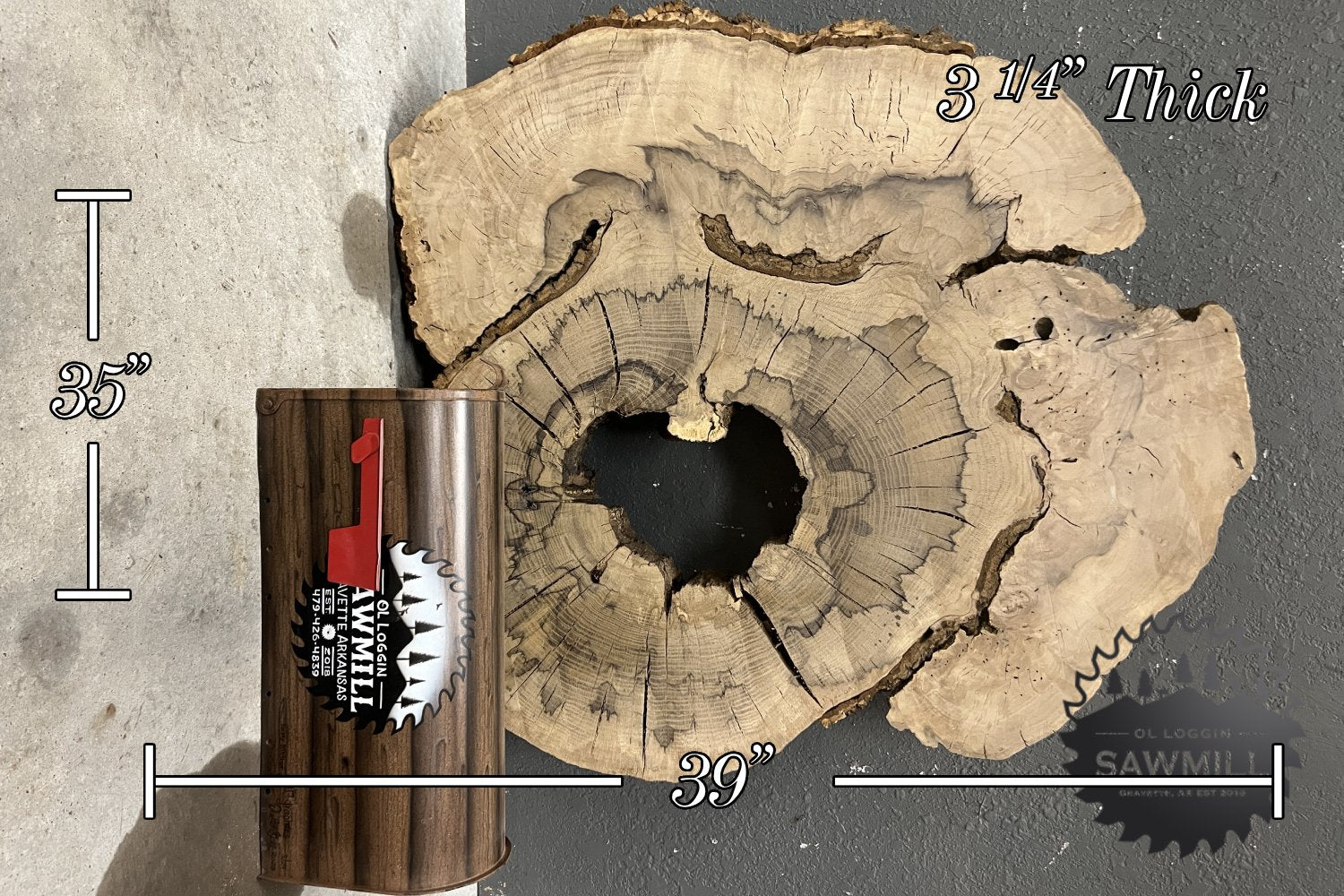 White Oak Slab Cookie - 29.8 BF - My Store