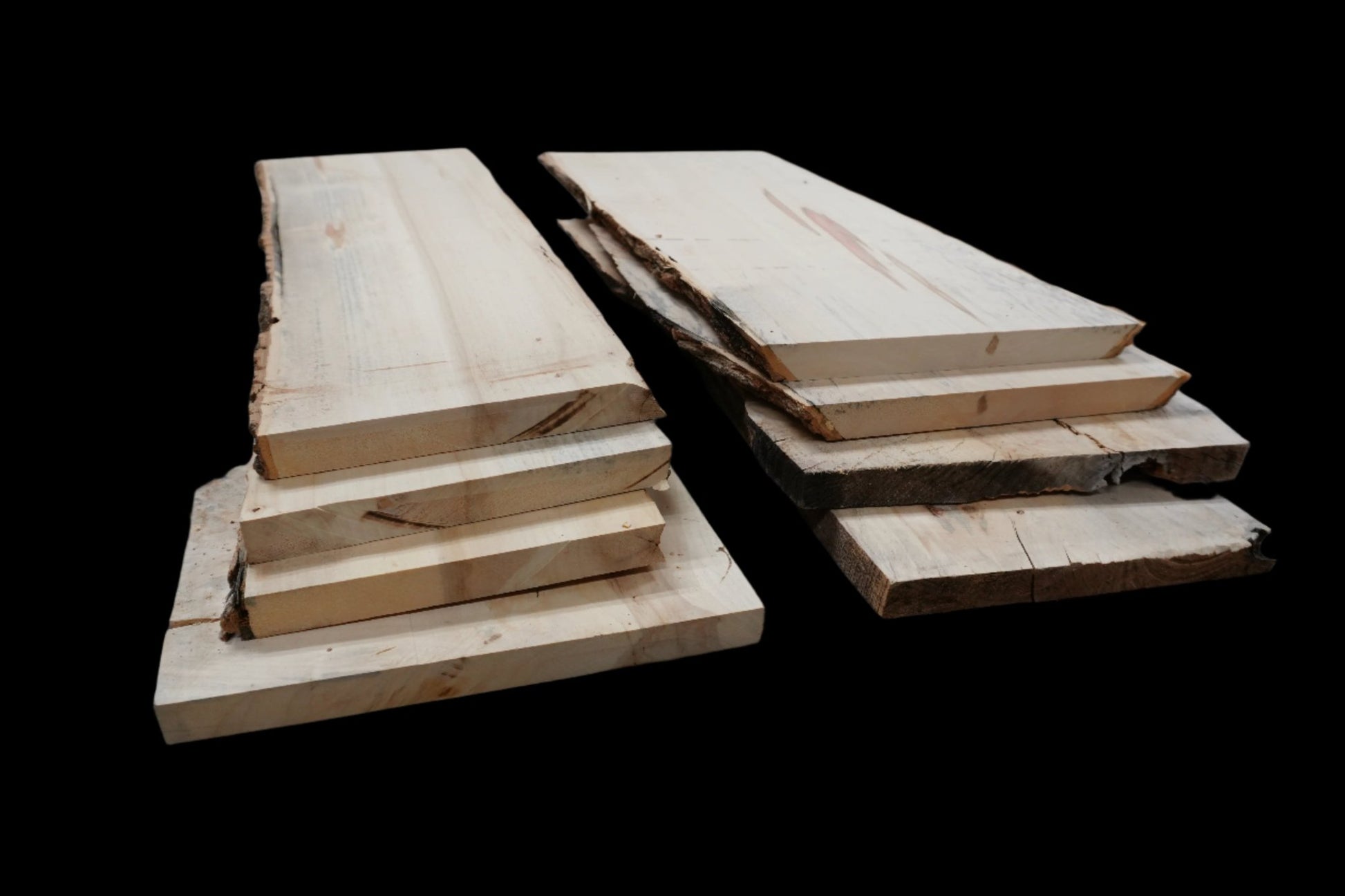 20' Flaming Boxelder Wood Kit Live - Edge - Ol Loggin Sawmill