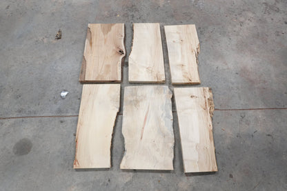 20' Flaming Boxelder Wood Kit Live - Edge - Ol Loggin Sawmill