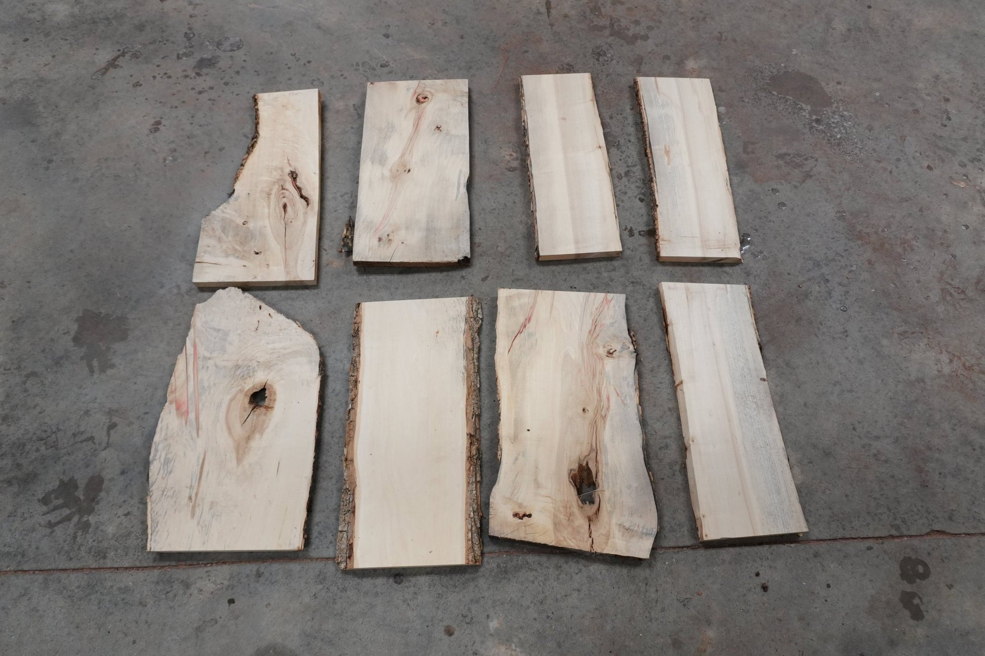 20' Flaming Boxelder Wood Kit Live - Edge - Ol Loggin Sawmill