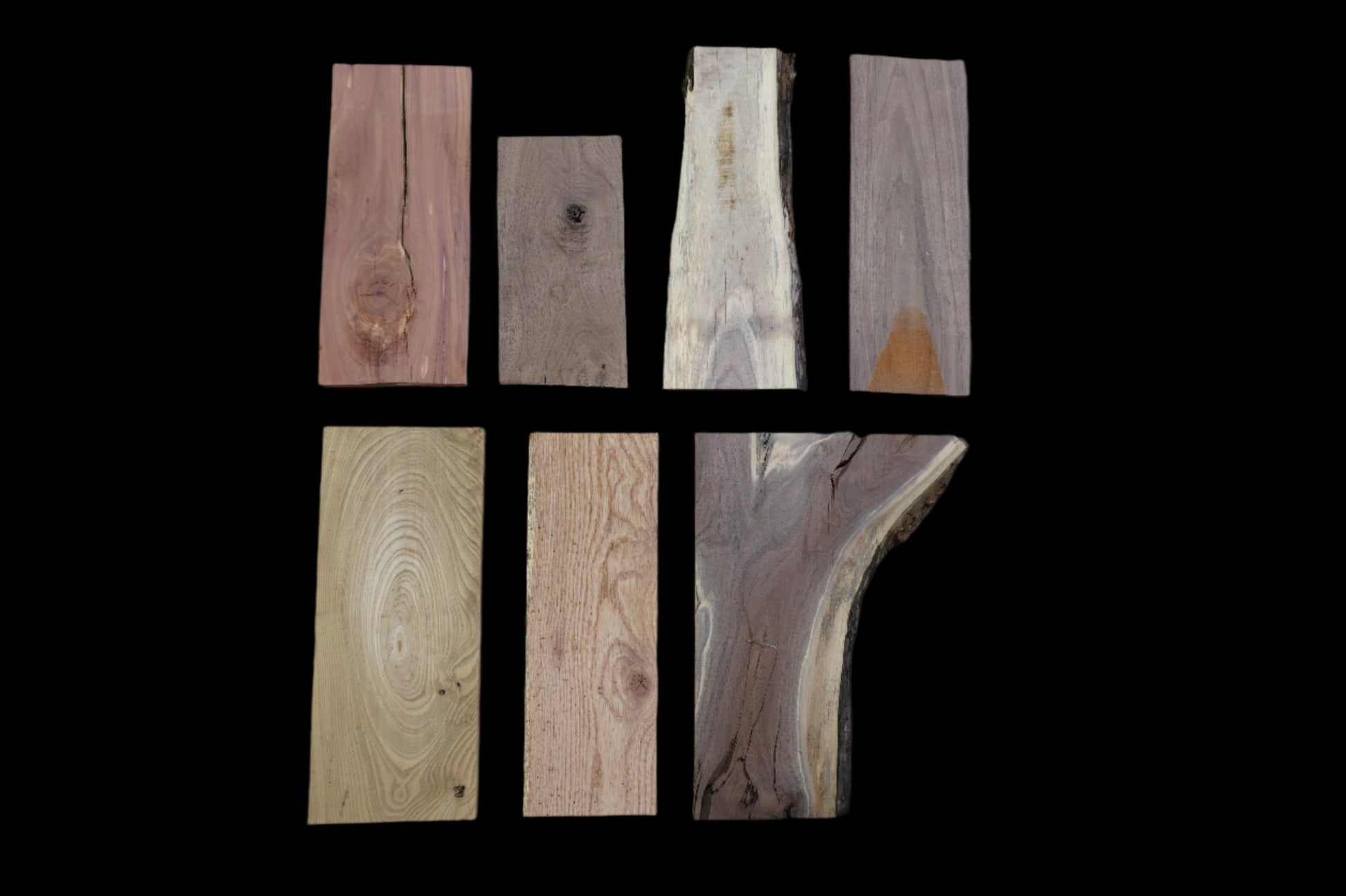 20" Maple, Walnut, & Cedar Mixed Scrap Kit - Ol Loggin Sawmill
