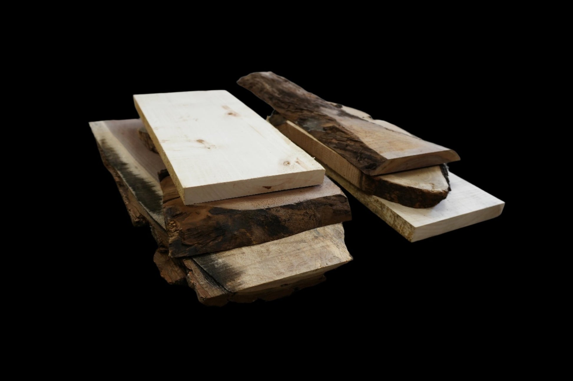 20" Maple, Walnut, & Cedar Mixed Scrap Kit - Ol Loggin Sawmill