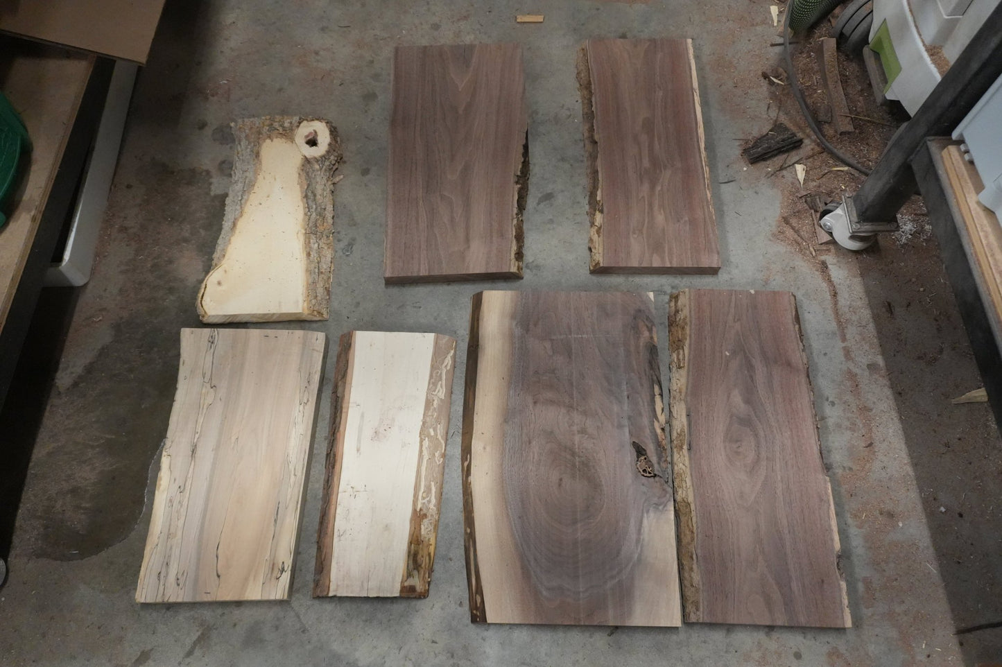 20 - " Mixed Wood Kit - Walnut & Maple - Ol Loggin Sawmill