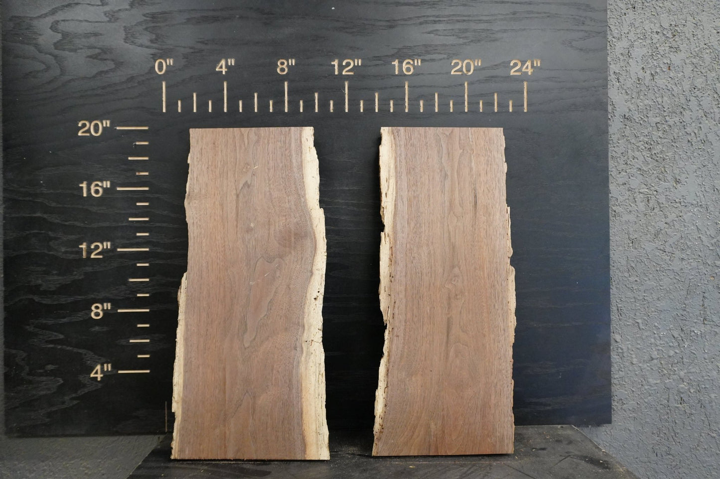 20 - " Walnut & Cedar Wood Kit Live - Edge - Ol Loggin Sawmill