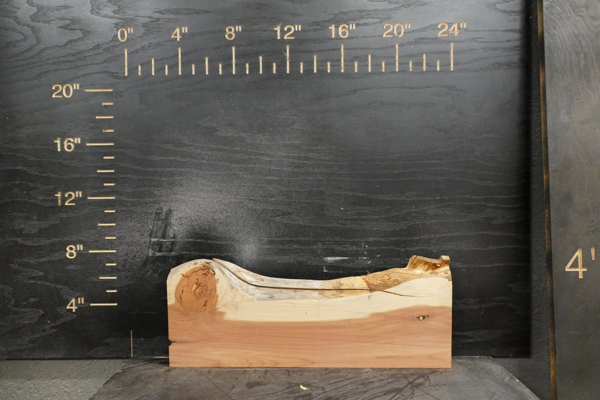 20 - " Walnut & Cedar Wood Kit Live - Edge - Ol Loggin Sawmill