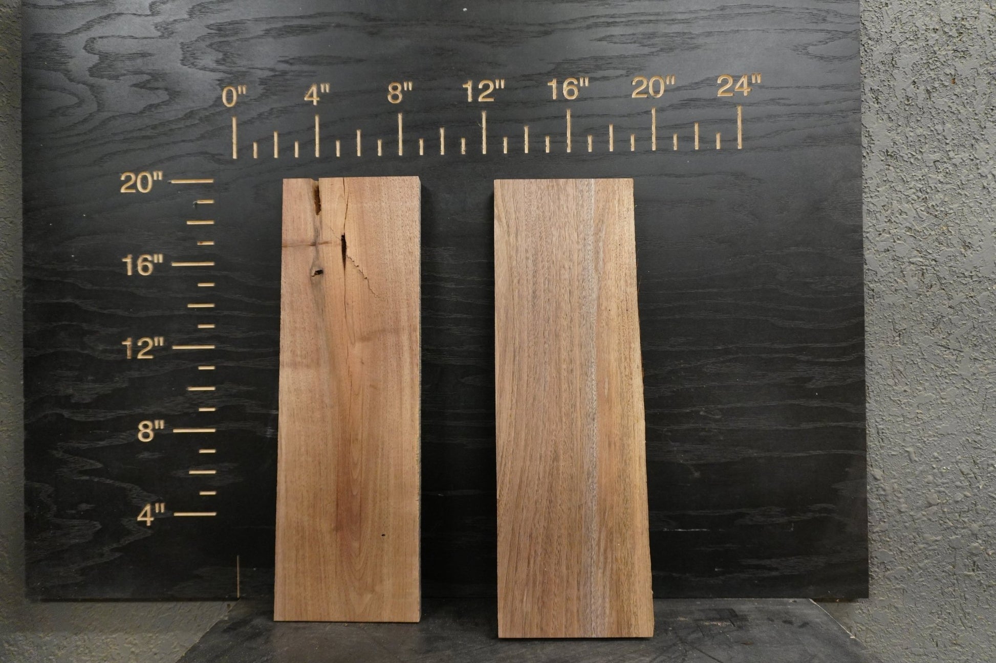 20 - " Walnut & Cedar Wood Kit Live - Edge - Ol Loggin Sawmill